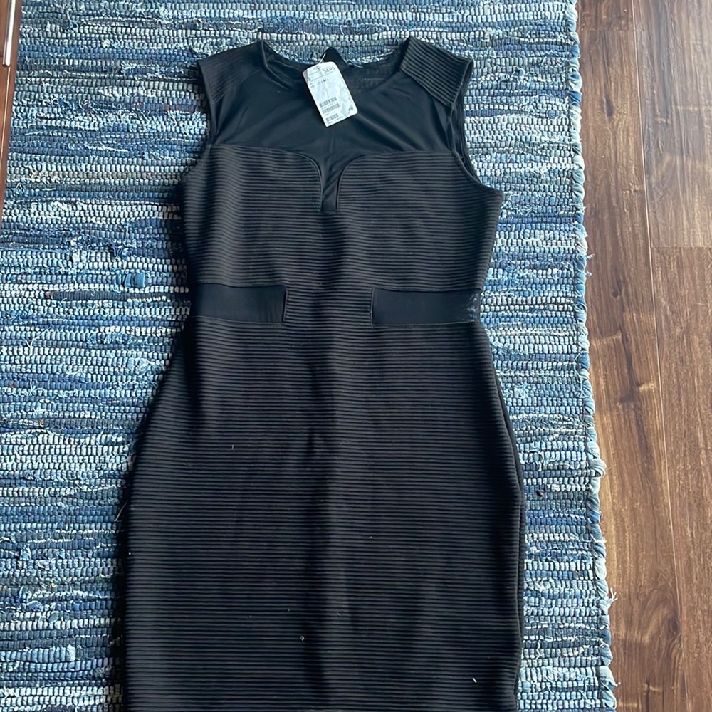Hnm-black cut out dress